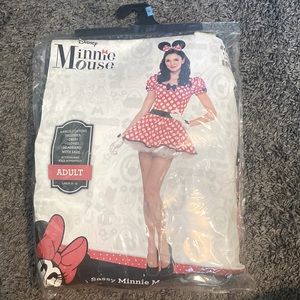 Halloween Minnie Mouse costume.